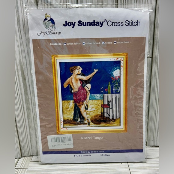 Joy Sunday Counted Cross Stitch Kit Tango New - Picture 1 of 5